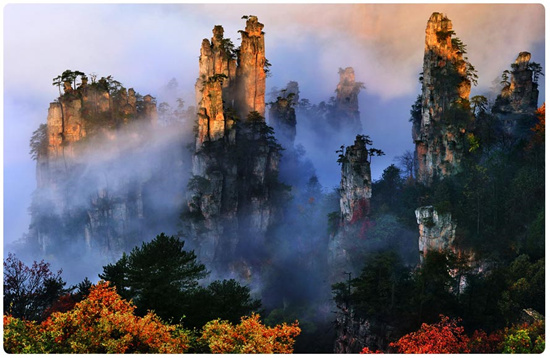 武陵源秋季美景